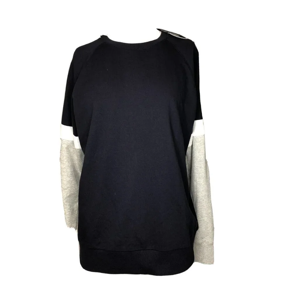Slate & Stone Nordstrom Sweatshirt Pullover Navy Blue Crewneck Sizes Large L XL - Picture 3 of 5